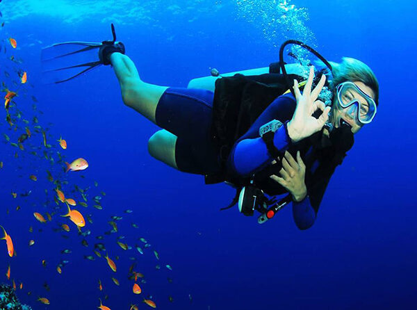 diving